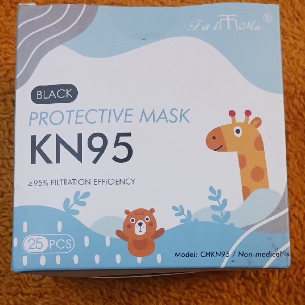 TaMu Black KN95 Protective Mask
